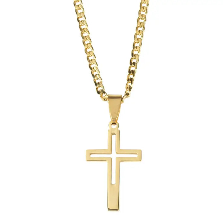 Gold cross Necklace