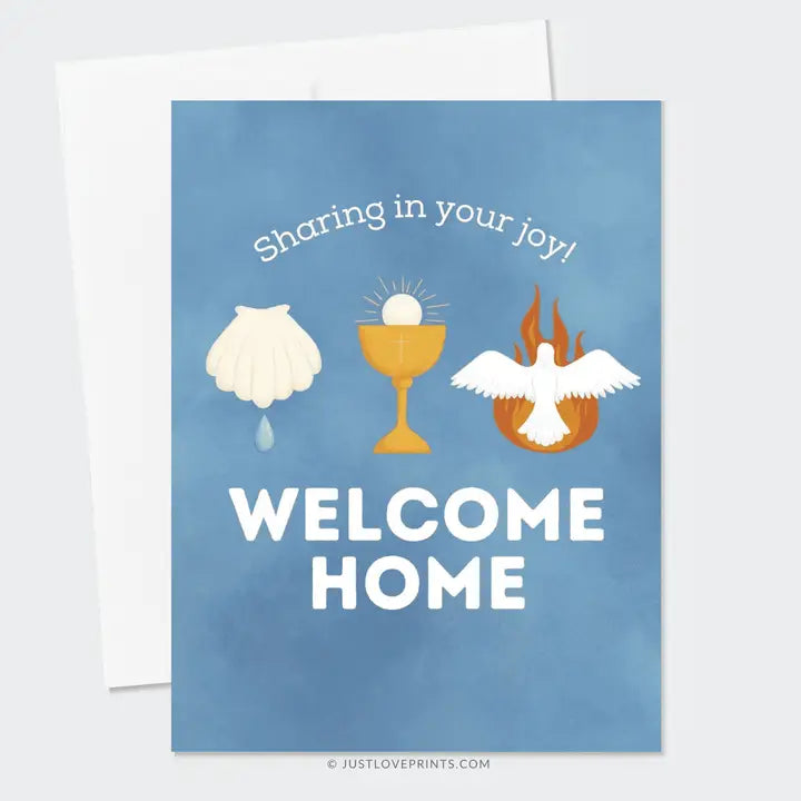 Welcome Home Rcia Greeting Card