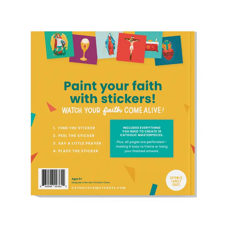 Pray by Sticker: Paint-by-Number Stickerbook