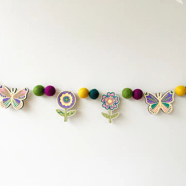 Folksy Flower Garland