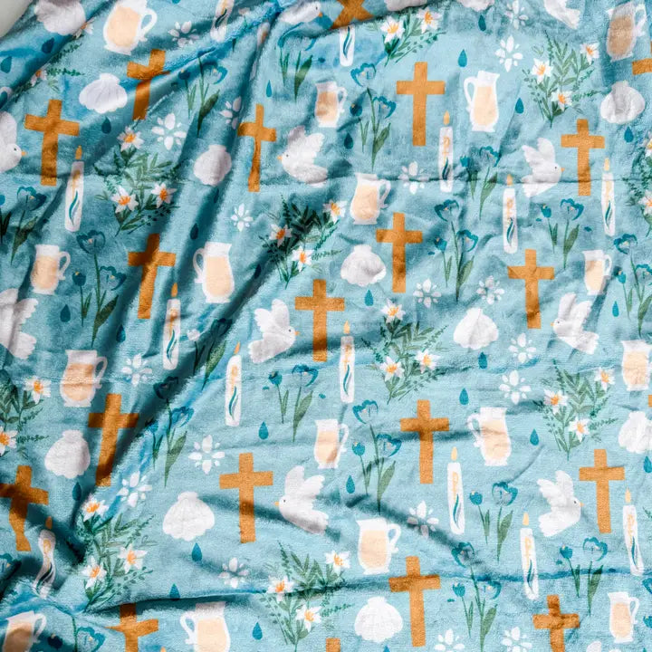 Baptism Baby Blanket