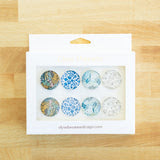 Glass Magnets- Winter