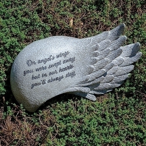 Angel Wing Memorial Stone