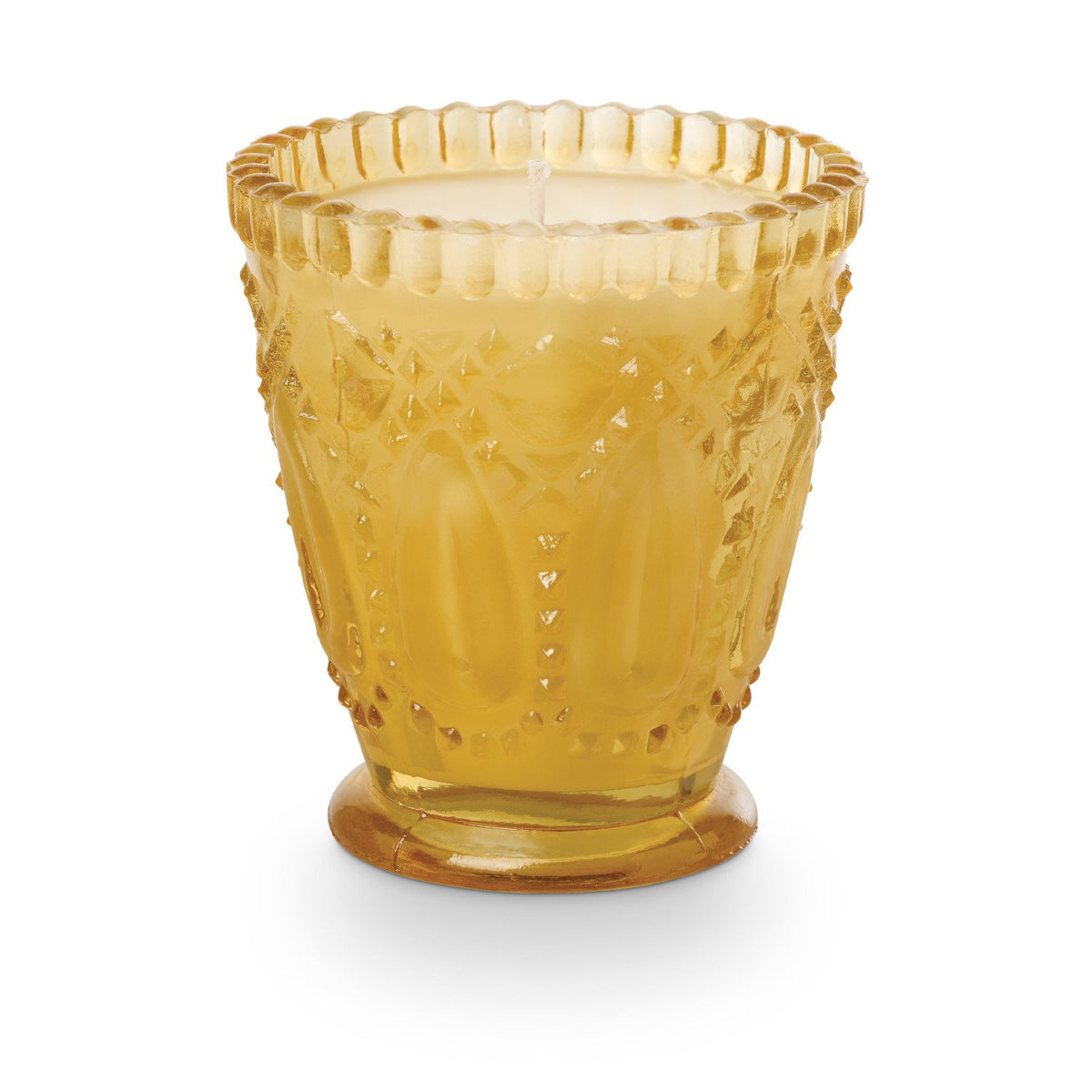 Golden Moonlight Tried & True Pressed Glass