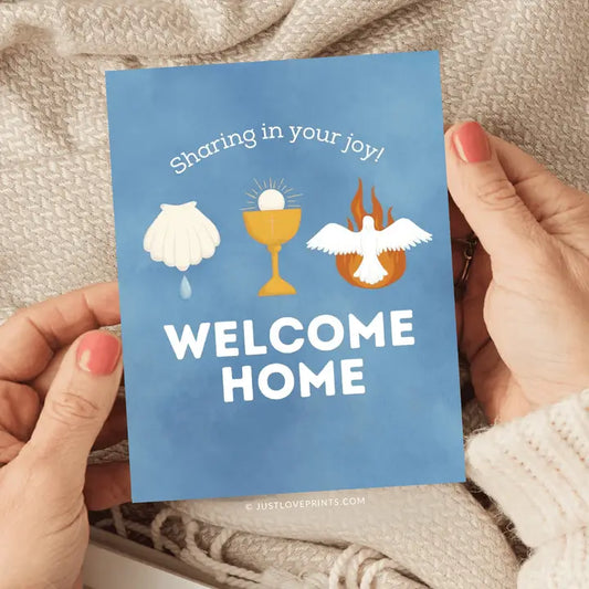 Welcome Home Rcia Greeting Card