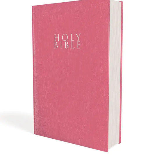 Niv Gift and Award Bible, Leather-Look, Pink