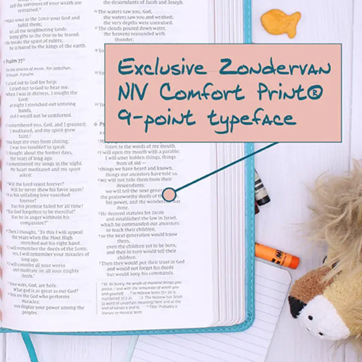 Niv the Busy Mom's Bible, Leathersoft, Teal