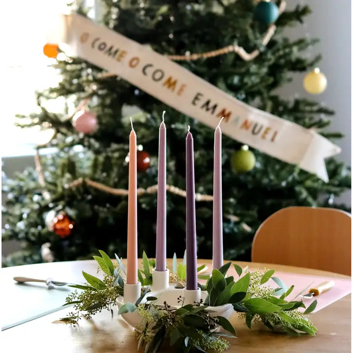 Ceramic Advent Wreath