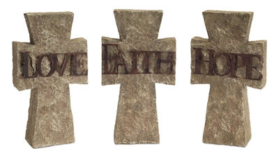 Hope, Faith, Love Cross