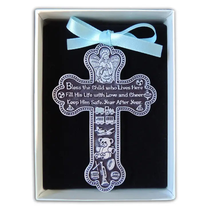 Baby Boy Crib Cross