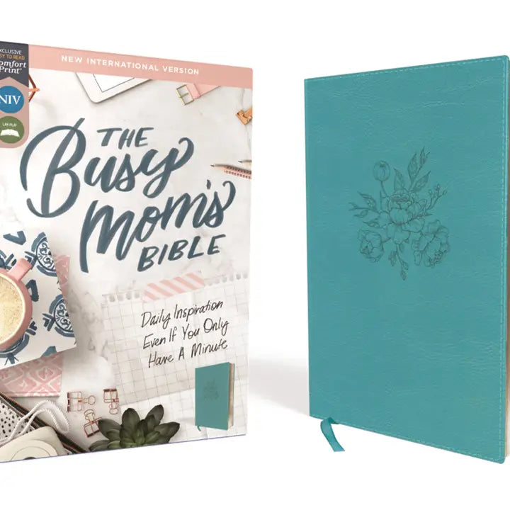 Niv the Busy Mom's Bible, Leathersoft, Teal