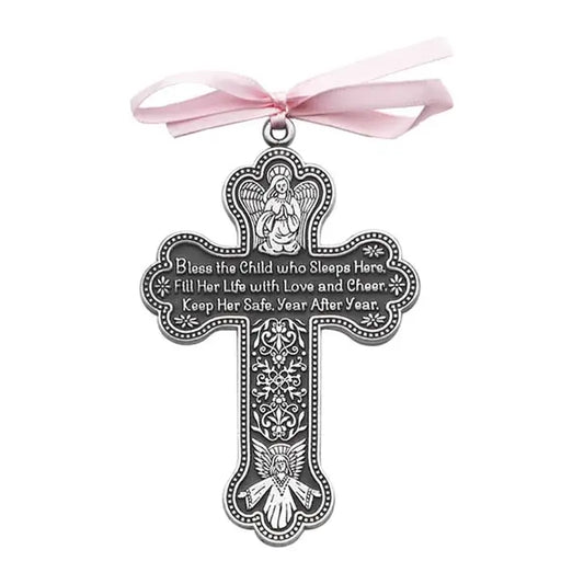 Baby Girl Crib Cross