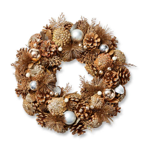 Wintery Pinecone Wreath