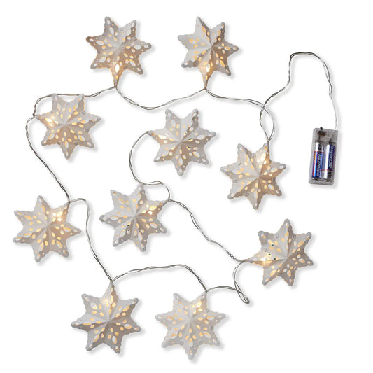 Paper Snowflake Led String Light