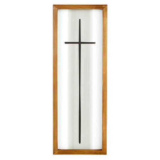 Framed Cross - Grey