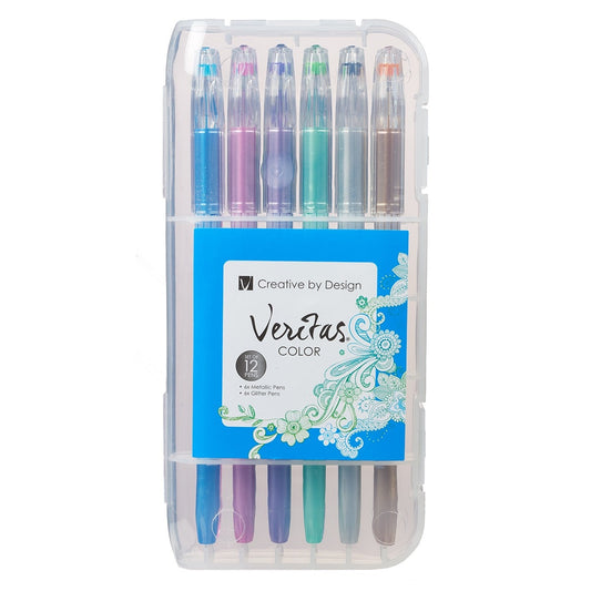 Matalic Gel Pens- 12/set