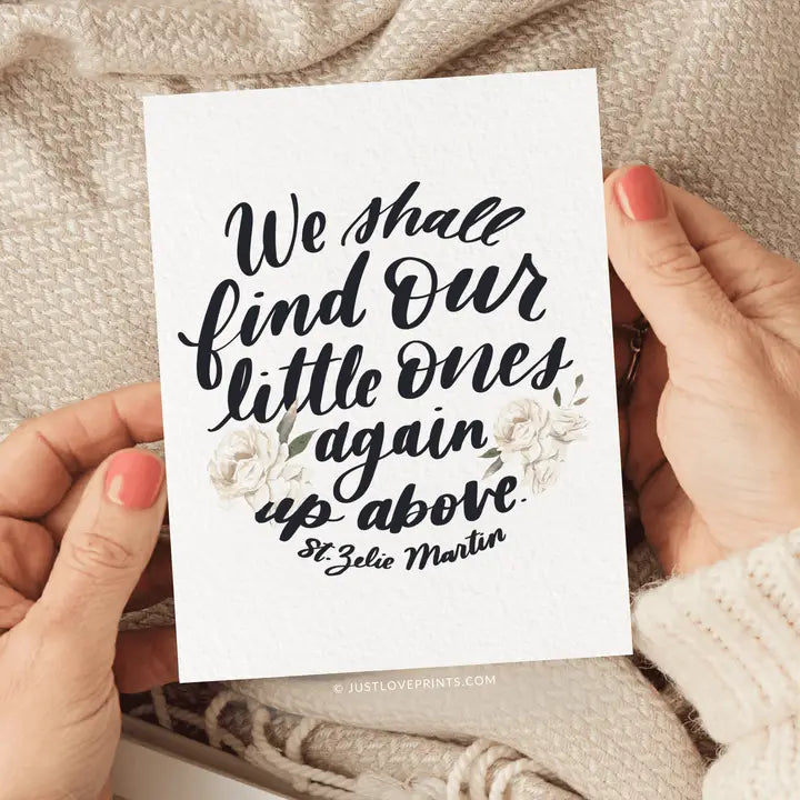 We Shall Find Our Little Ones Again Greeting Card