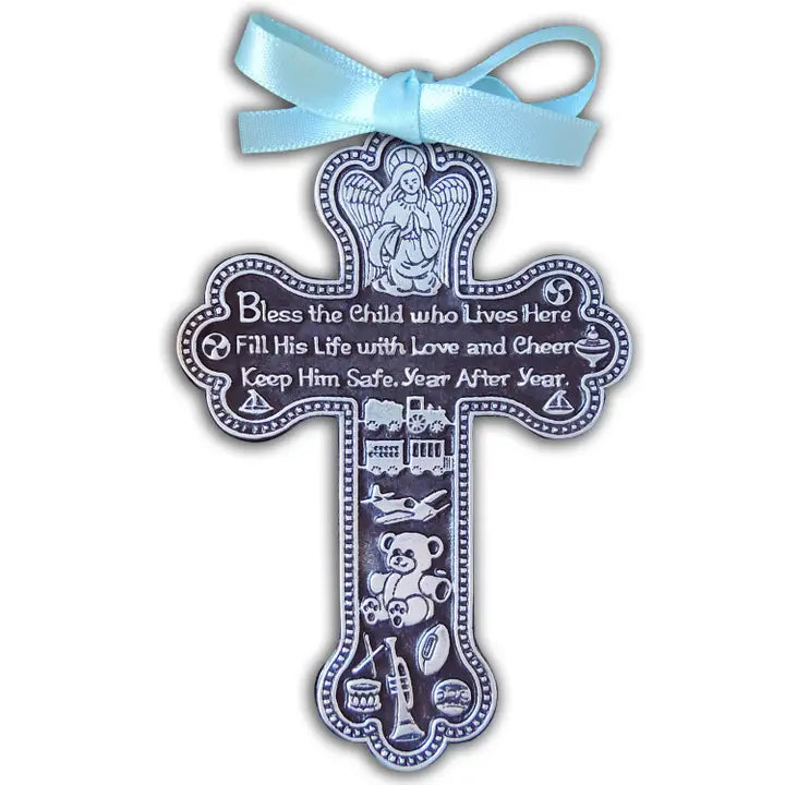 Baby Boy Crib Cross