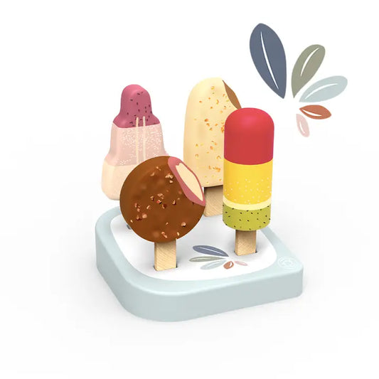 Ice Cream Bar Stand with 4 Ice Creams