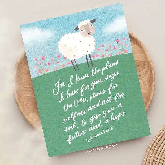 For I Know the Plans Greeting Card