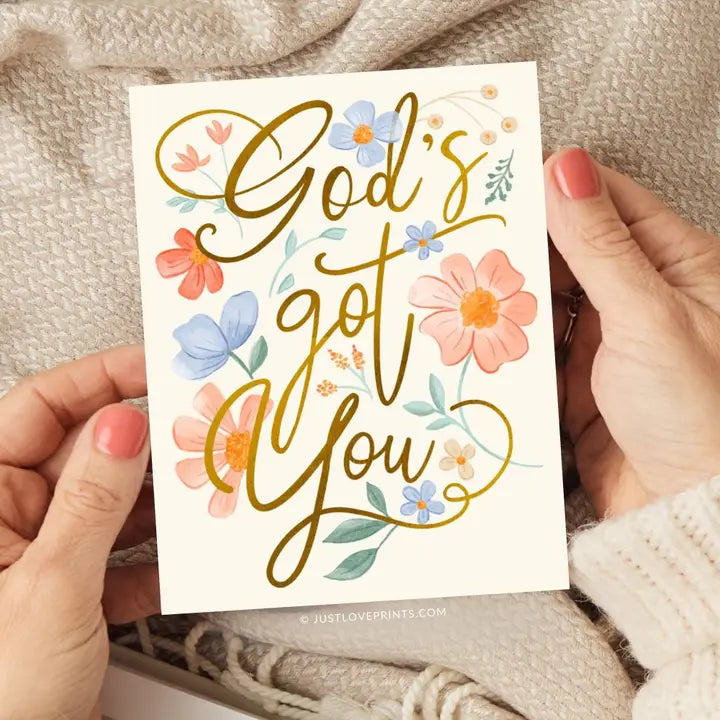 God's Got You Greeting Card