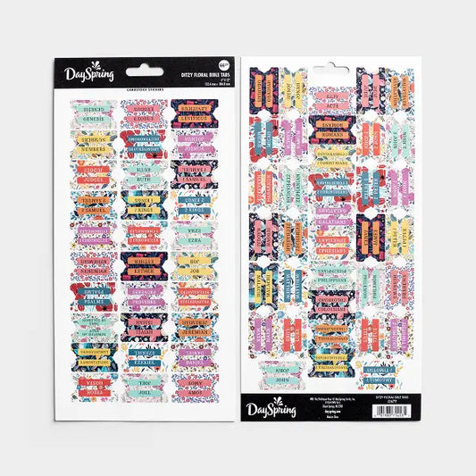 Ditzy Floral Bible Tabs