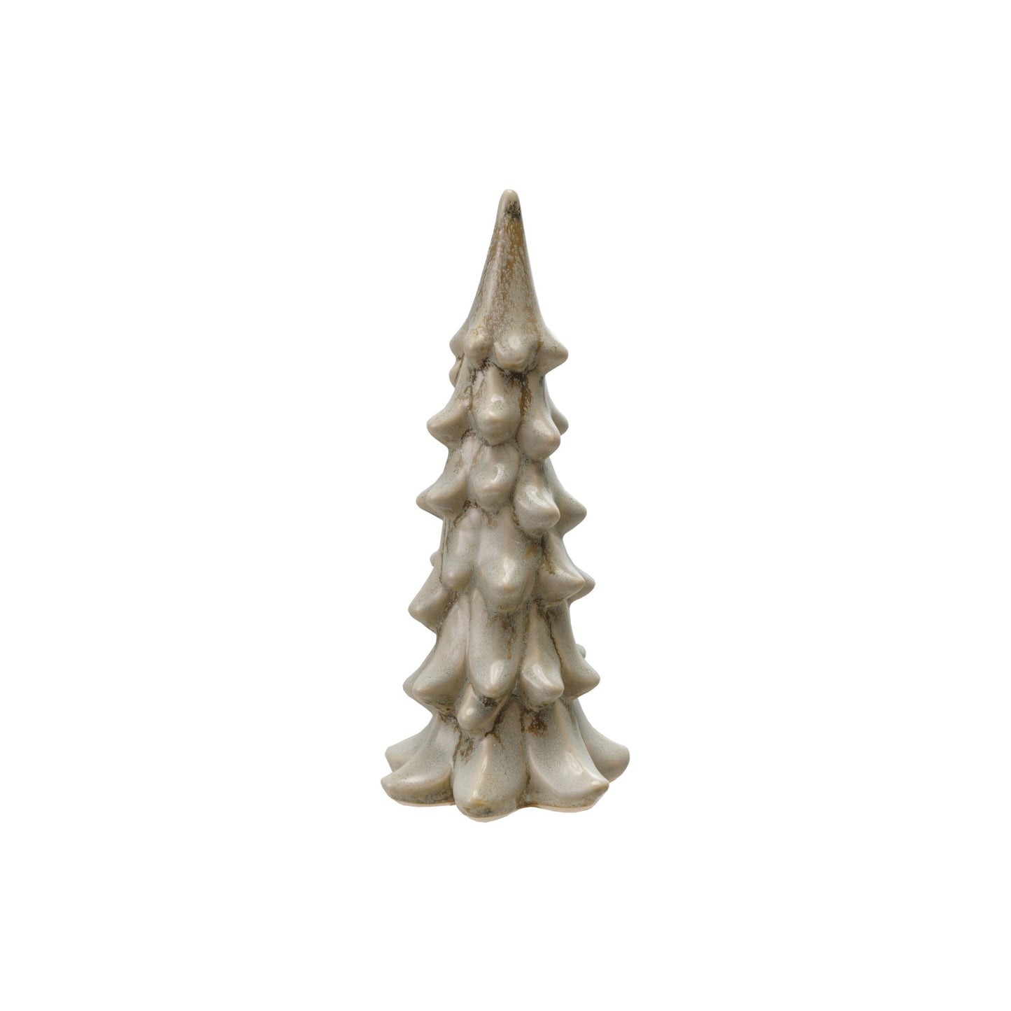 Stoneware Tree, Reactive Glaze, Light Green (Each One Will Vary)
