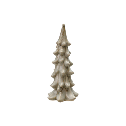 Stoneware Tree, Reactive Glaze, Light Green (Each One Will Vary)